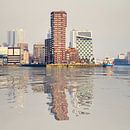 Wasser Reflexion Lloydpier Rotterdam von Frans Blok Miniaturansicht