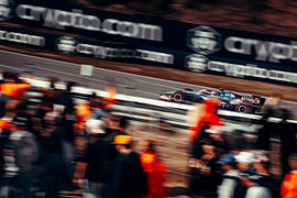 Pure Speed: Alpine Formula 1 Car Motion Blur by Mohit Hambiria