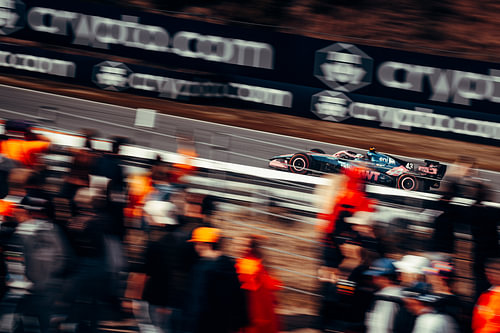 Pure Speed: Alpine Formula 1 Car Motion Blur