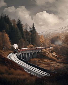 Met de trein door Schotland van fernlichtsicht