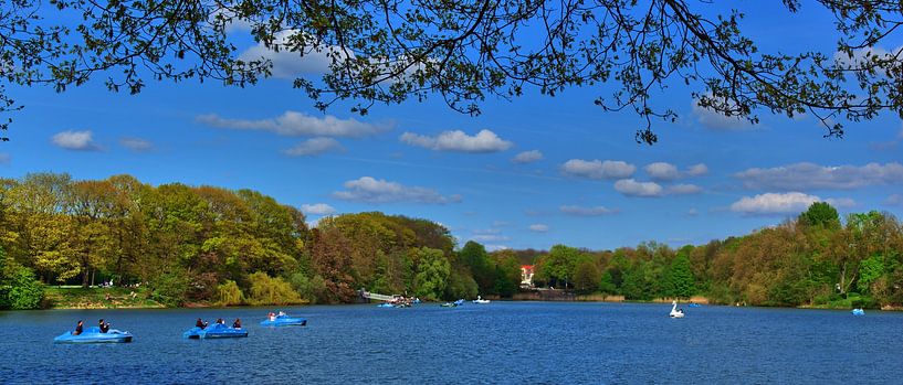 Waterfietsen in Gelsenkirchen van Edgar Schermaul