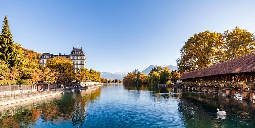 Thun in the Bernese Oberland in Switzerland by Werner Dieterich