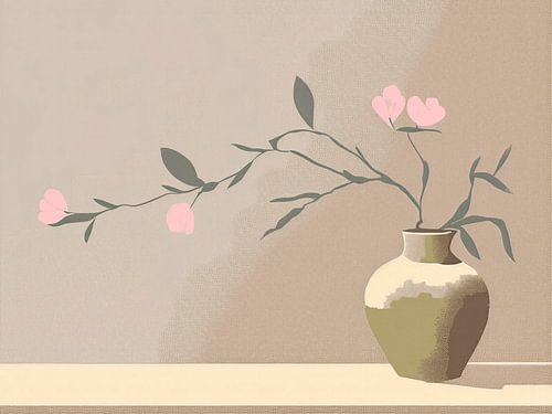 Sereen en minimalistisch Stilleven in Japandi stijl van Studio Pieternel