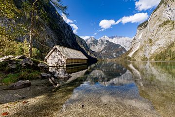 Hangar à bateaux à l'Obersee sur Dirk Rüter