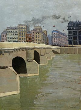 Félix Vallotton - De Pont Neuf brug, 1902 van Peter Balan
