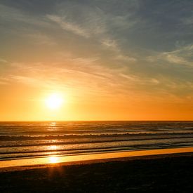 Sunset at Big Sur by Marit Lindberg