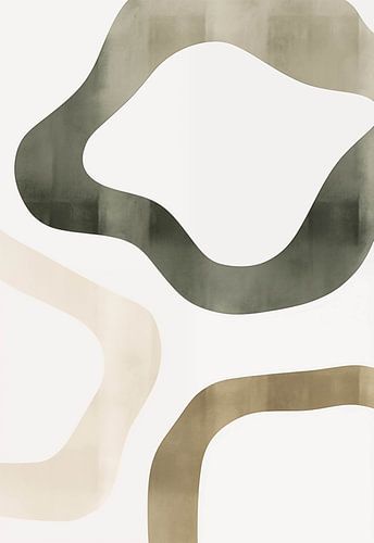 Abstraction sereine de formes organiques