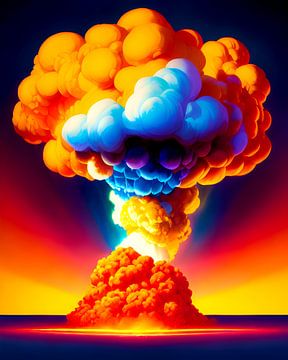 Nucleaire komische explosie van Jonas Potthast