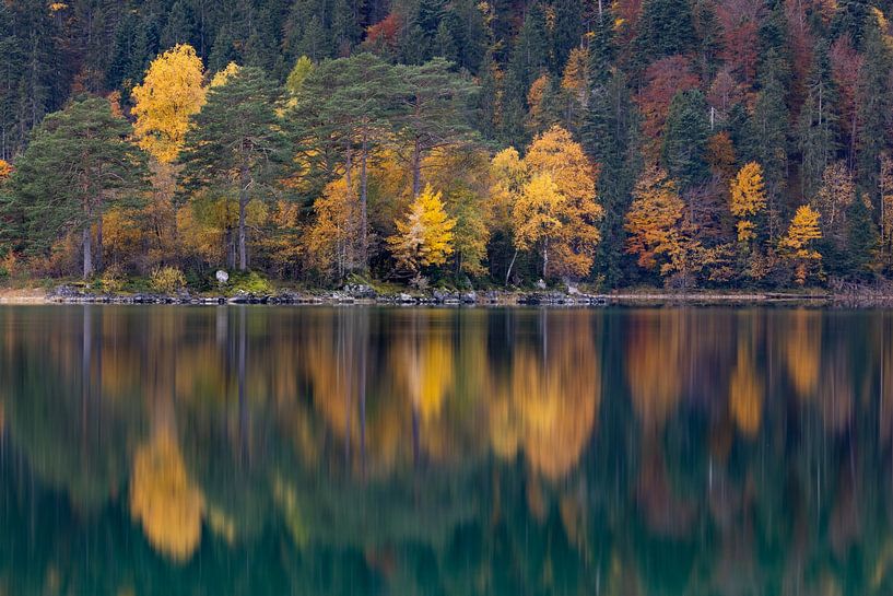 Ambiance automnale au lac Eibsee par Andreas Müller