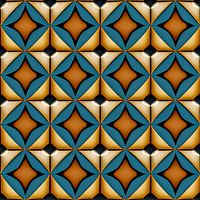 Gold turquoise