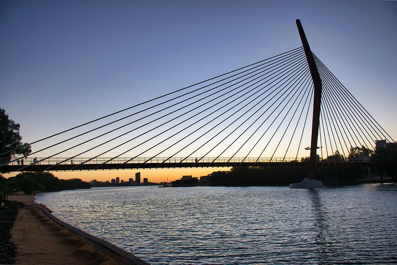 Le nouveau pont de Boorloo au coucher du soleil par Frank's Awesome Travels