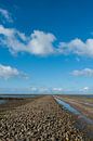 dijk naar deense eiland Mandø  van Geertjan Plooijer thumbnail