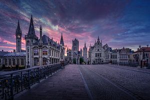 Gent bei Sonnenaufgang