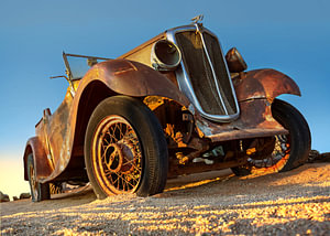 Oldtimer in der Morgensonne