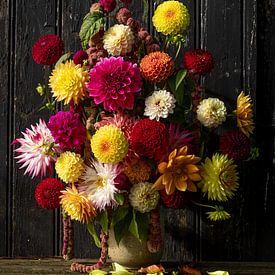 Dahlia in het zonnetje van Ingrid De Laat- de Bont