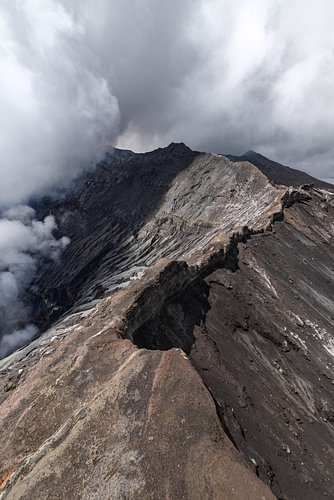 Mt Bromo kraterrand