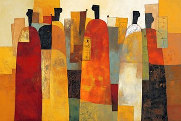 Afrika abstract van Bert Nijholt