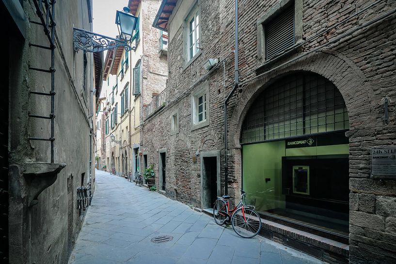 Die Pixel-Ecke - Straßen von Lucca von Denise