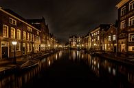 Oude Rijn Leiden van Michael van der Burg thumbnail