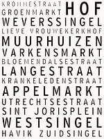 Amersfoort, famous streets and squares