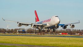 Compass Air Cargo Boeing 747-400F Frachtflugzeug. von Jaap van den Berg