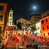 Spanische Treppe bei Nacht von Oliver März