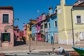Gekleurde huisjes op het eilan Burano
