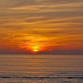 Sonnenuntergang in Katwijk von Harry van den Brink