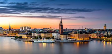 Stockholm Panorama van Adelheid Smitt