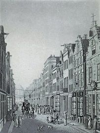 A. Lutz, View of the Kalverstraat in Amsterdam, 1825