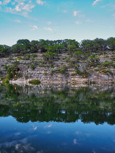 Spiegelung am Guadalupe River