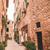 Straatje in Pienza | reisfotografie print | Toscane Italië van Kimberley Jekel