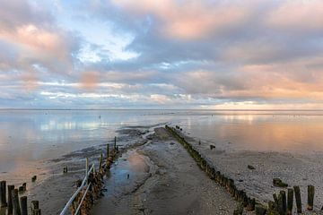 De waddenzee op zijn mooist. van Janny Beimers