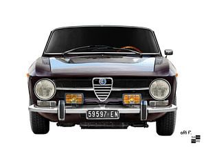 Alfa Romeo GT 1300 Junior dans sa couleur d'origine sur aRi F. Huber