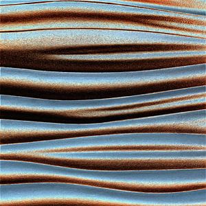 Abstrakte Linien in Blau- und Brauntönen