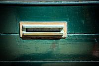 Ornate Letterbox Green Door