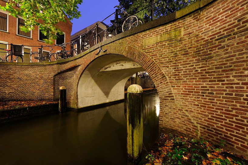 Pont Magdalena sur le Nieuwegracht à Utrecht (3) par Donker Utrecht