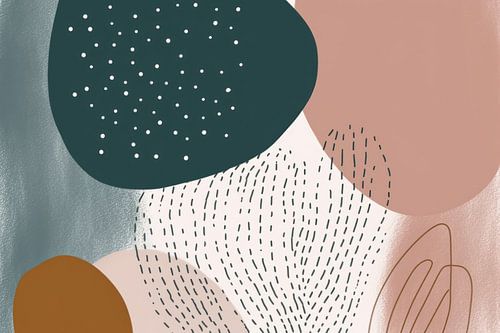 Moderne abstrakte, organische Formen