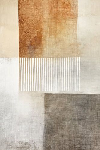 Contraste minimaliste et chaleureux