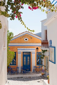 Griechisches Cafe von Angelika Stern