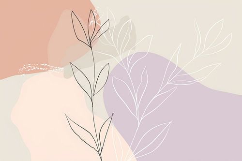 Line Art Pflanze