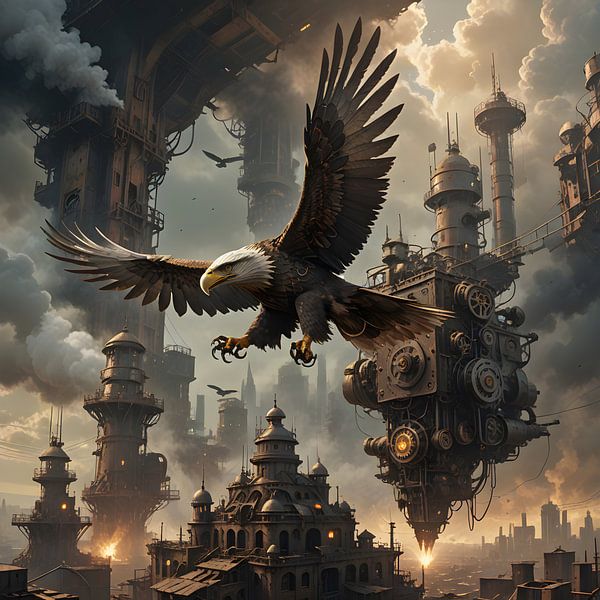 Eagle, Steampunk by Nick Wendt