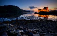 Eilean Donan Castle in Blues von Ben Töller Miniaturansicht