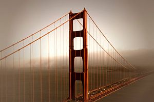 Golden Gate Bridge van Melanie Viola