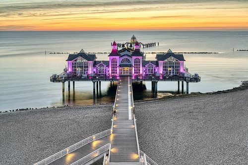 Pier in Sellin on the island of Rügen