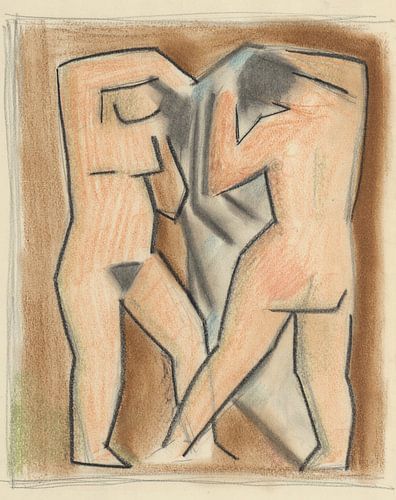 Twee vrouwen na het bad, Mikuláš Galanda