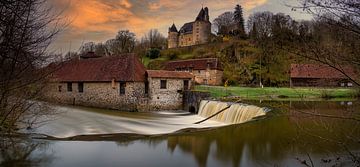 Frankrijk Dordogne Perigord Vert Forges de Savignac-Lédrier van Martin van Lochem