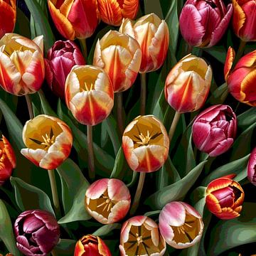 Fête de la tulipe sur Wilfried van Dokkumburg
