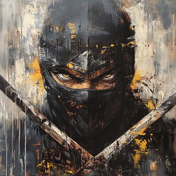 Ninja abstract van TheXclusive Art