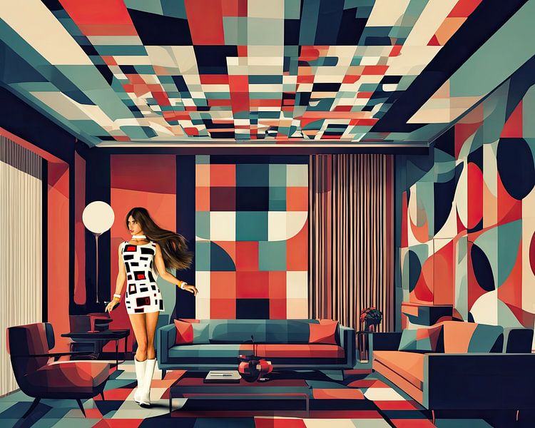 Kleurendans in de Zeventiger Jaren van Arjen Roos